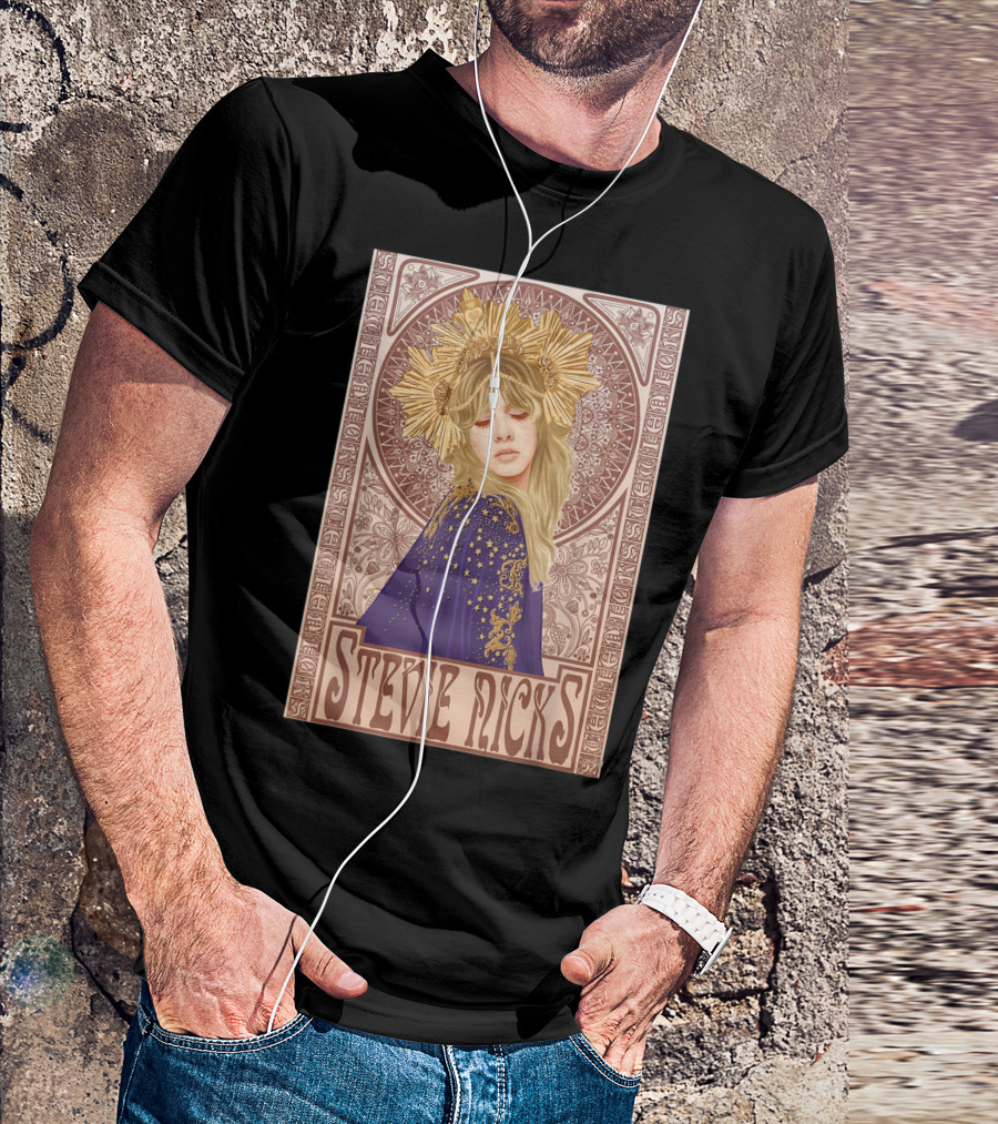 Stevie Nicks Retro Art Nouveau T-Shirt