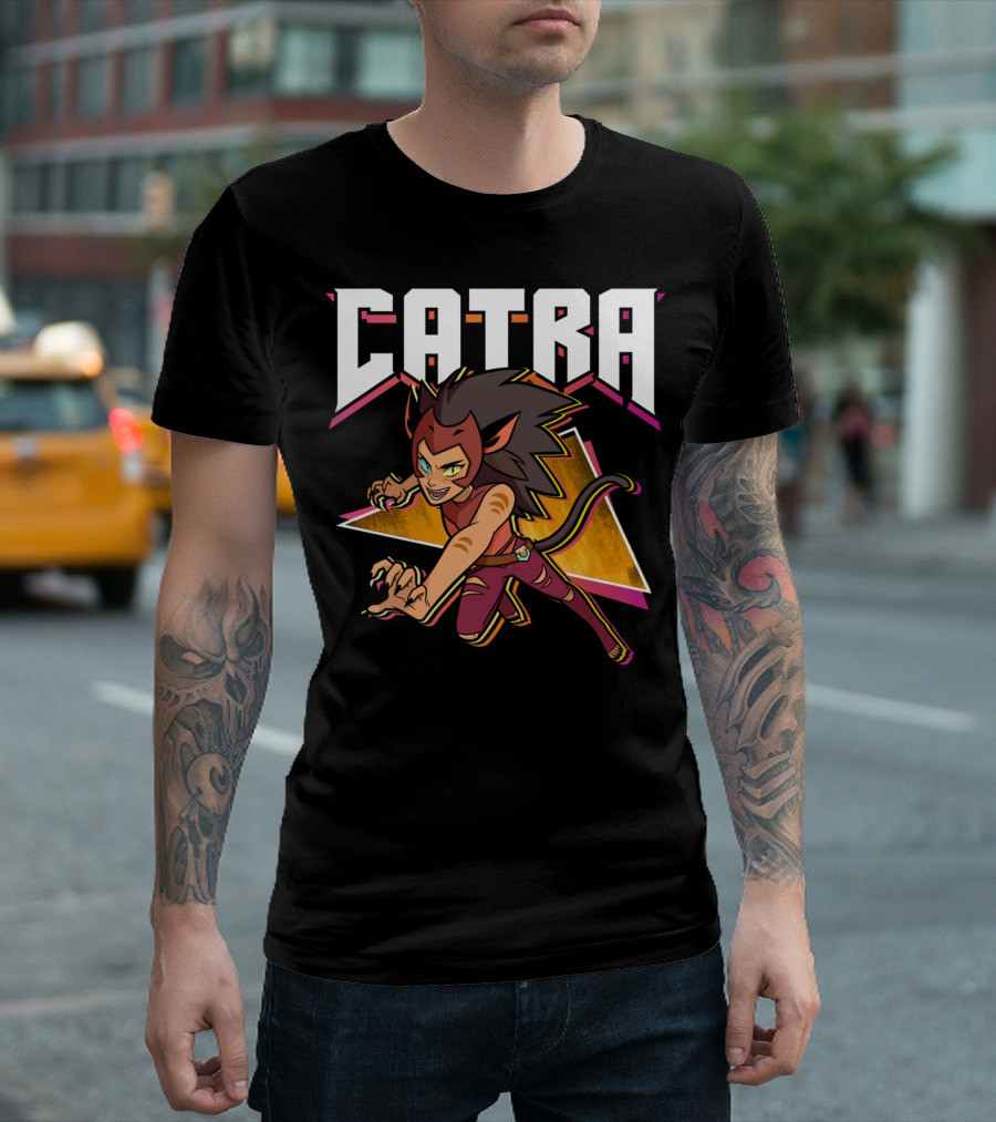 Catra Character Art from She-Ra and the Princesses of Power Series T-Shirt