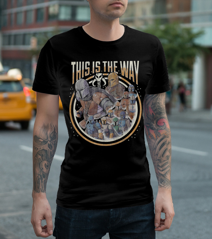 This Is The Way Mandalorian Group Shot Star Wars T-Shirt