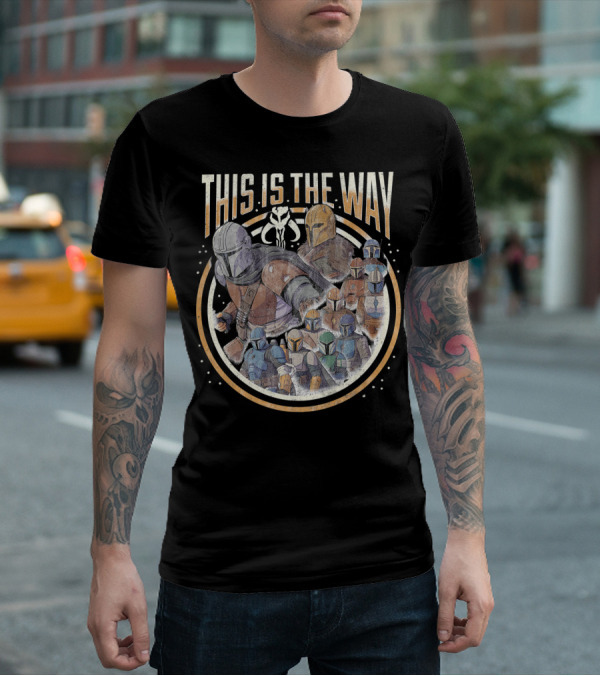 This Is The Way Mandalorian Group Shot Star Wars T-Shirt