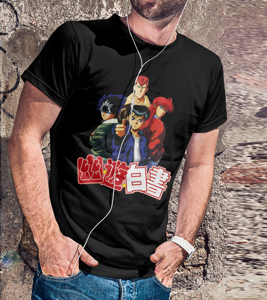 Yuyu Hakusho Anime Team Characters T-Shirt