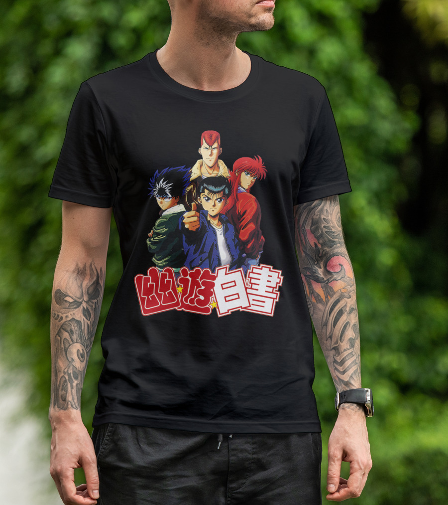 Yuyu Hakusho Anime Team Characters T-Shirt