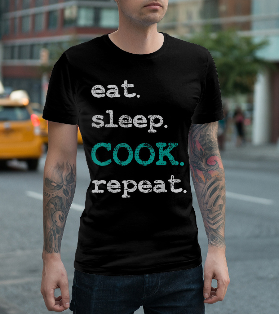 Eat Sleep Cook Repeat T-Shirt