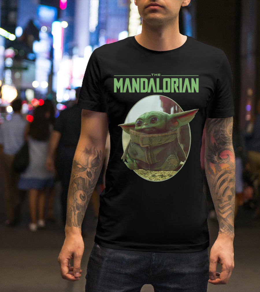 The Mandalorian The Child Star Wars Circle T-Shirt