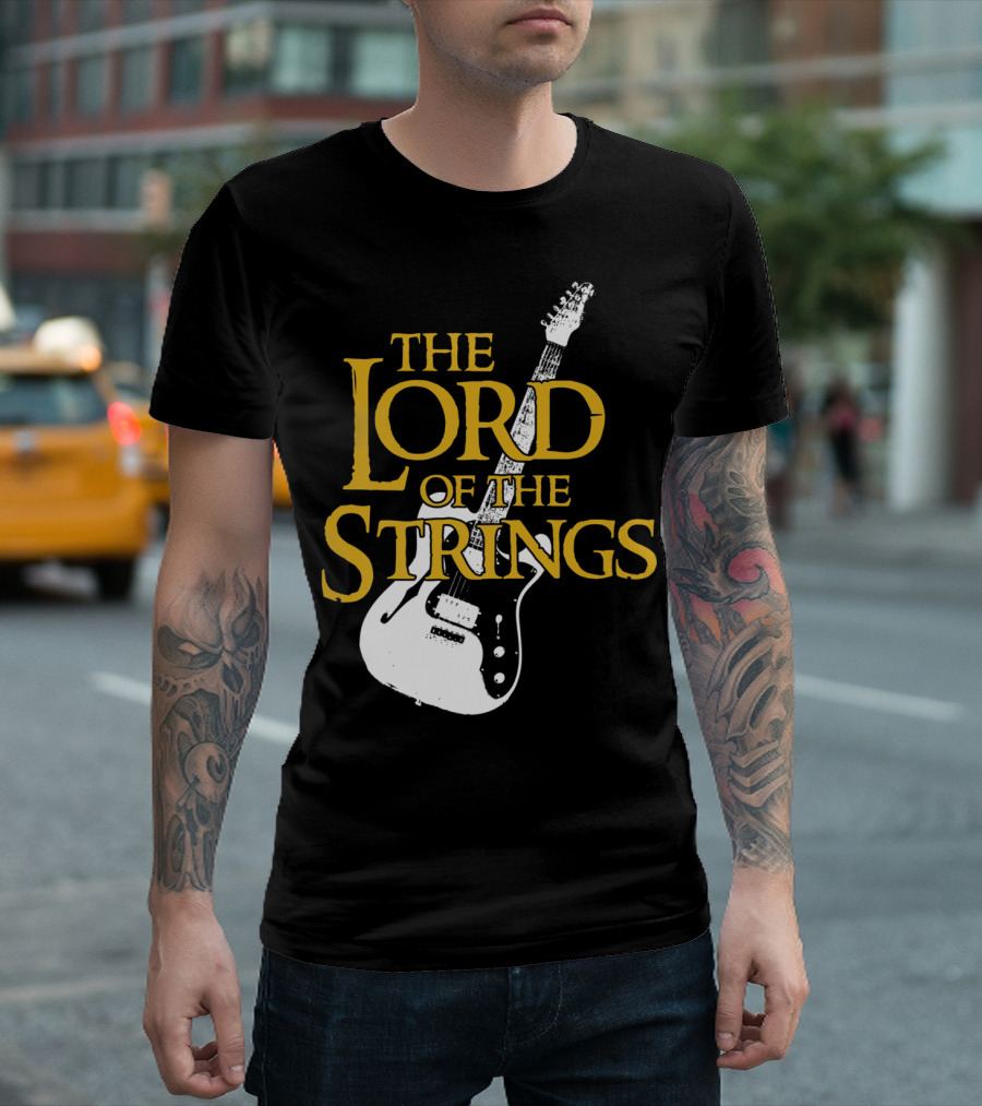 The Lord Of The Strings Electric Guitar T-Shirt