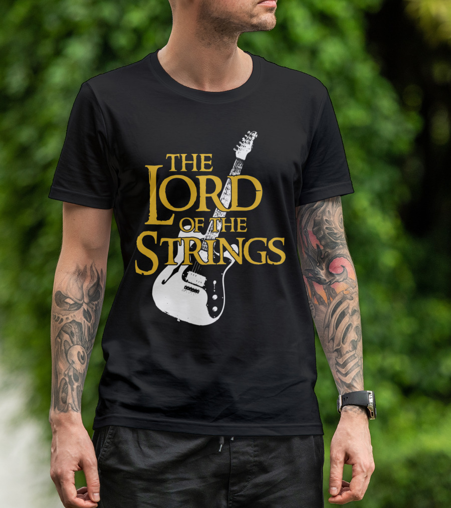 The Lord Of The Strings Electric Guitar T-Shirt