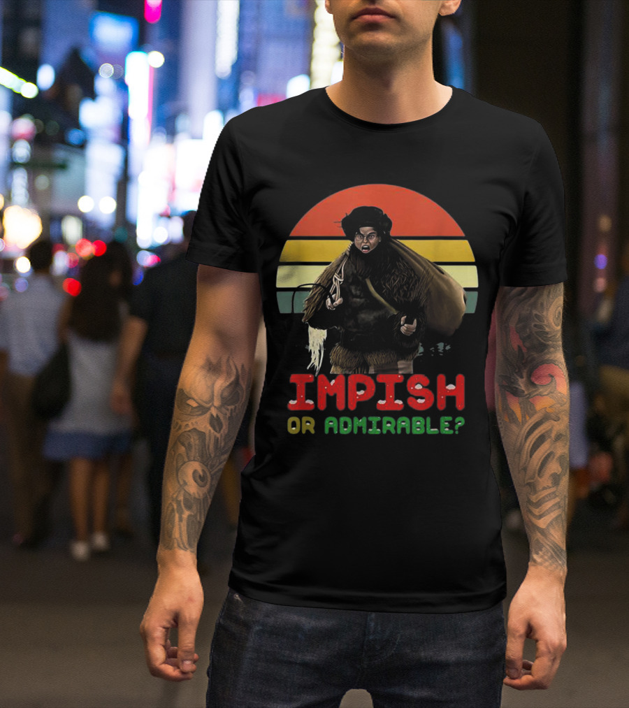 Impish Or Admirable Vintage Retro Sunset T-Shirt