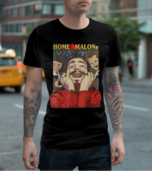 HOME MALONe Vintagehomemalone Christmas Winter T-Shirt