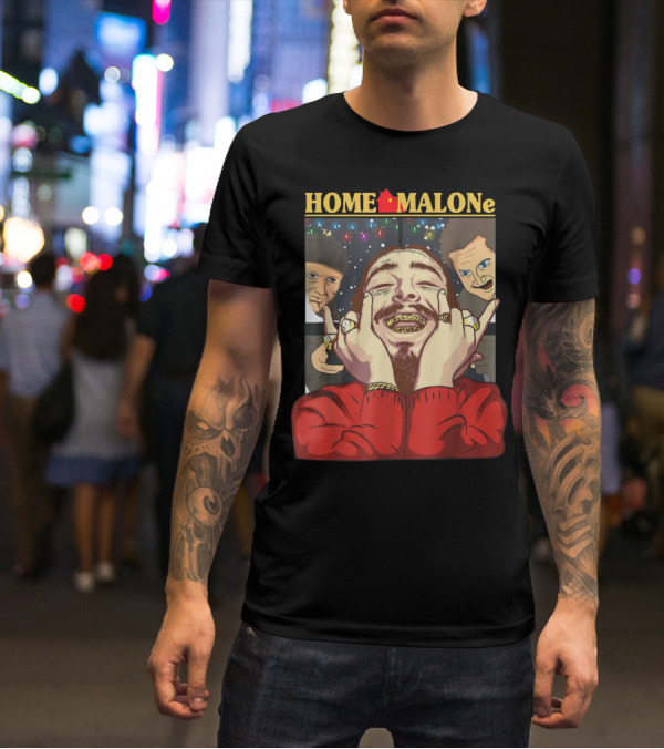 HOME MALONe Vintagehomemalone Christmas Winter T-Shirt