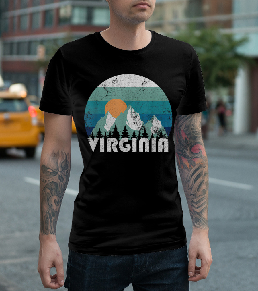 Virginia Mountains Sunset T-Shirt