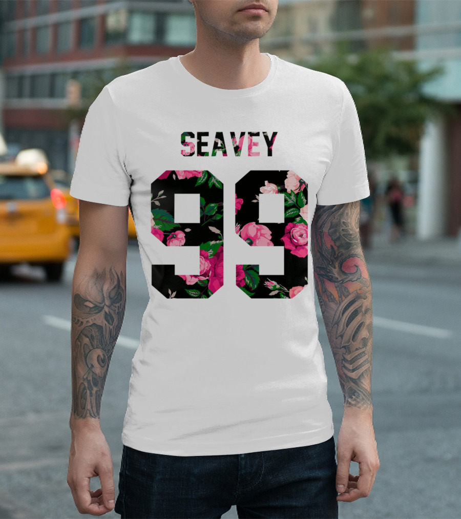 Seavey 99 Floral Design Merchandise Daniel Seavey T-Shirt