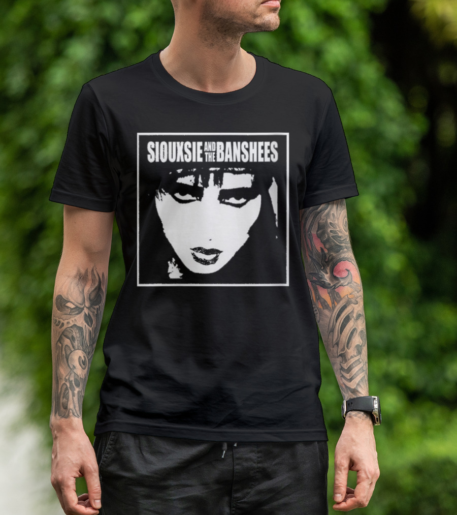 Siouxsie And The Banshees Siouxsie Monochrome Face T-Shirt
