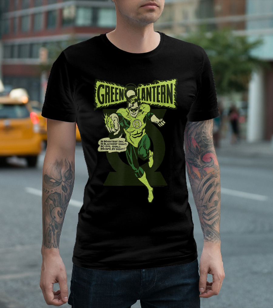 In Brightest Day In Blackest Night Green Lantern Oath T-Shirt