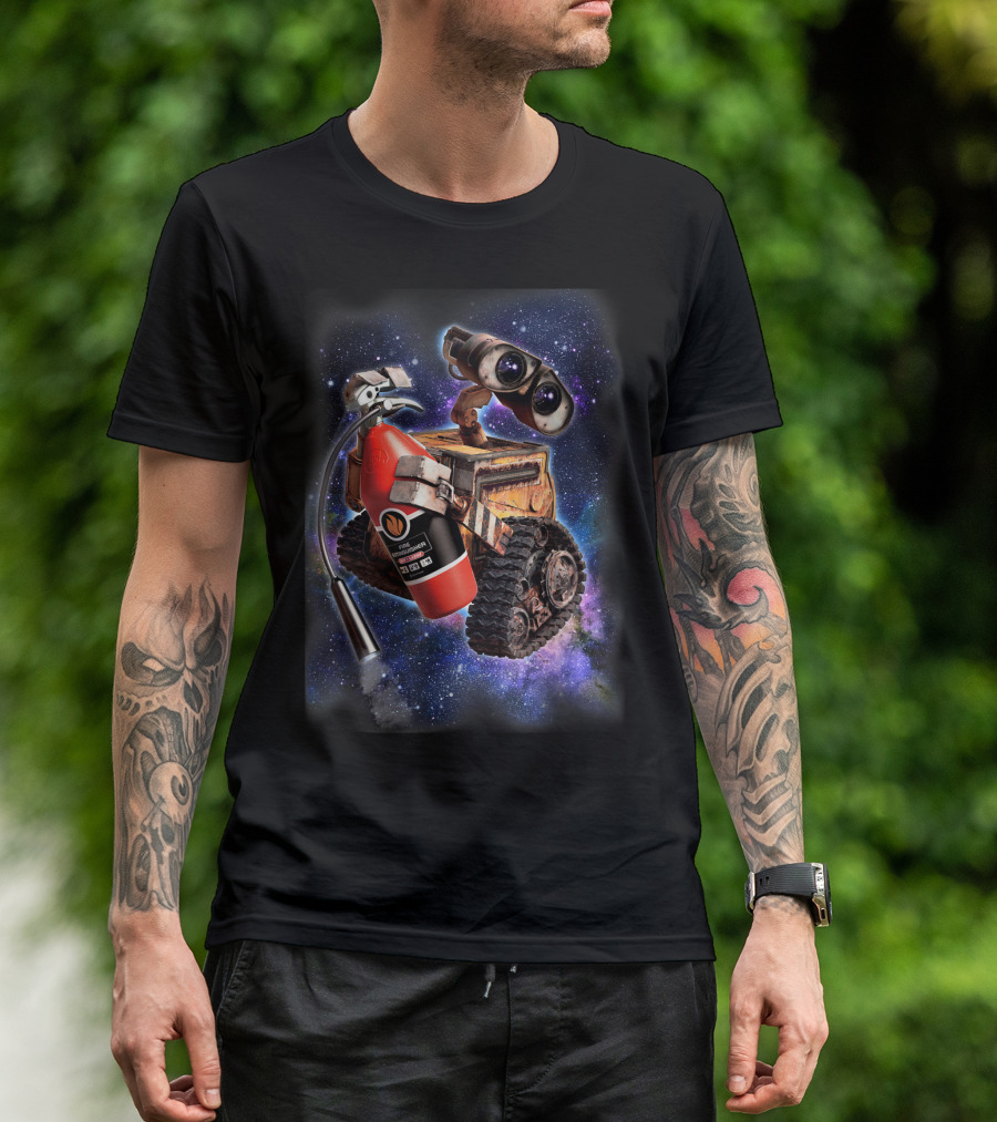 WALL-E Fire Extinguisher Adventure In Space T-Shirt