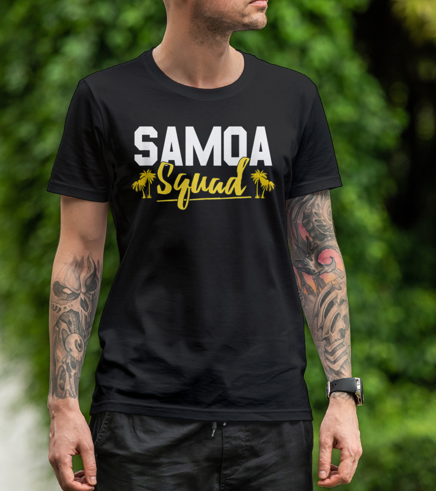 Samoa Squad American Samoan Samoa Palm Trees T-Shirt