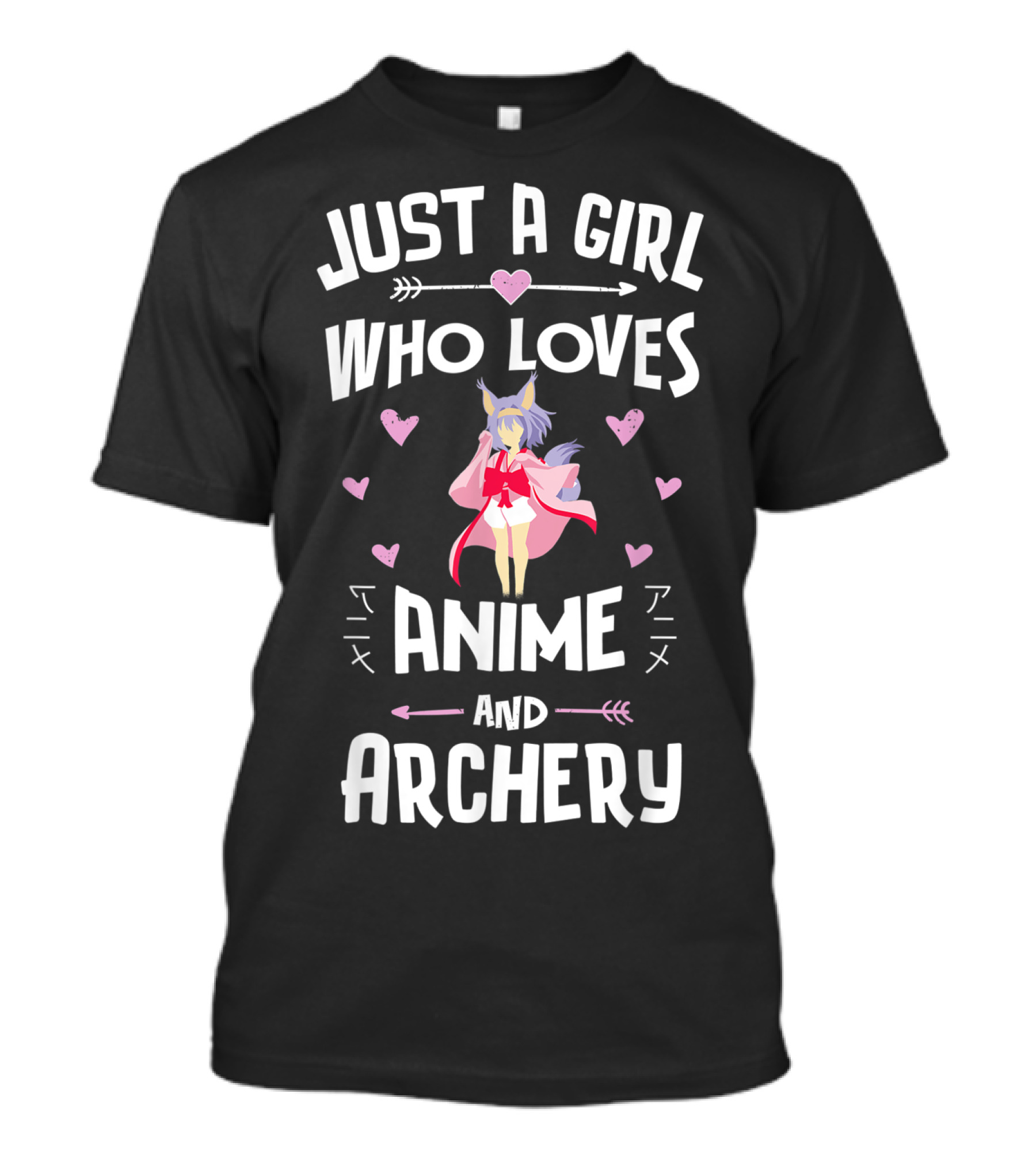 Just A Girl Who Loves Anime And Archery T-Shirt