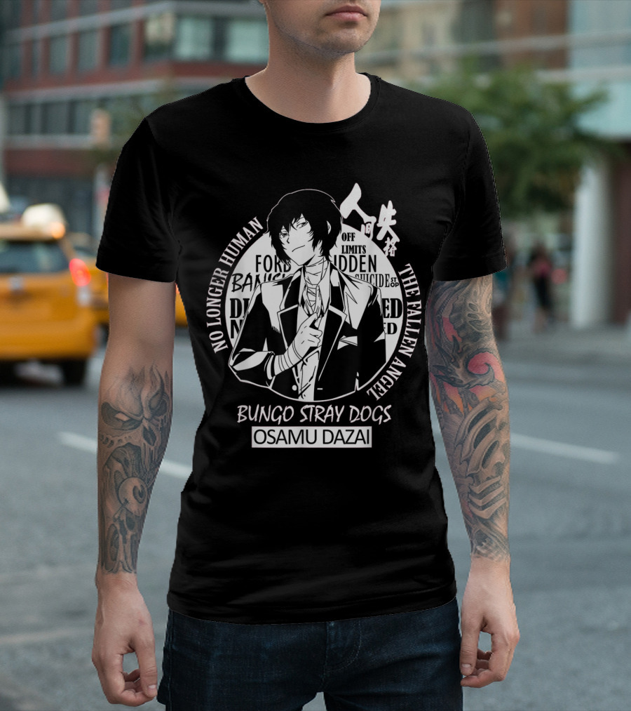 Bungo Stray Dogs Osamu Dazai No Longer Human The Fallen Angel T-Shirt