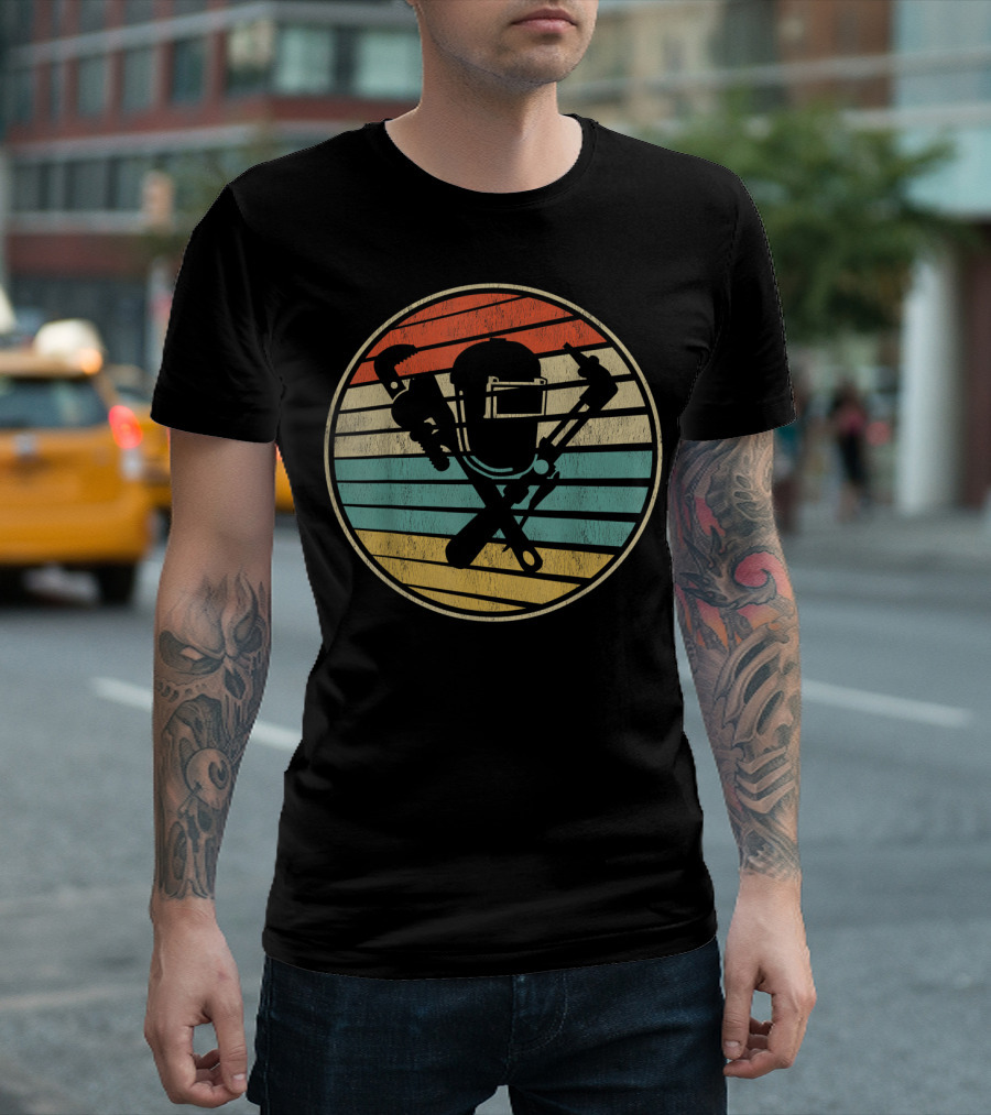 Cool Vintage Welding Helmet Wrench Torch Retro 70S 80S T-Shirt