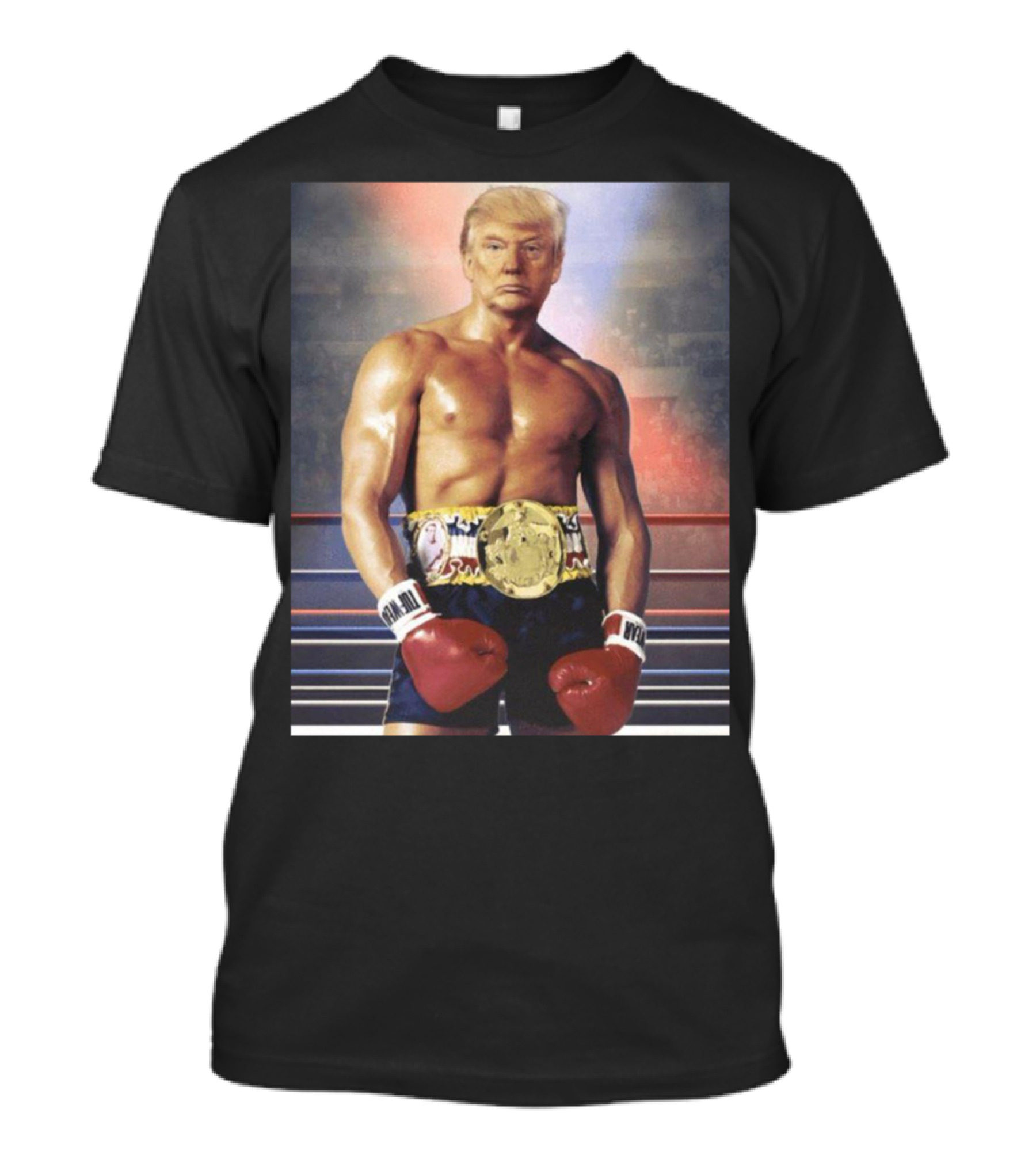 Funny Boxing Trump Rocky Champion Boxer T-Shirt