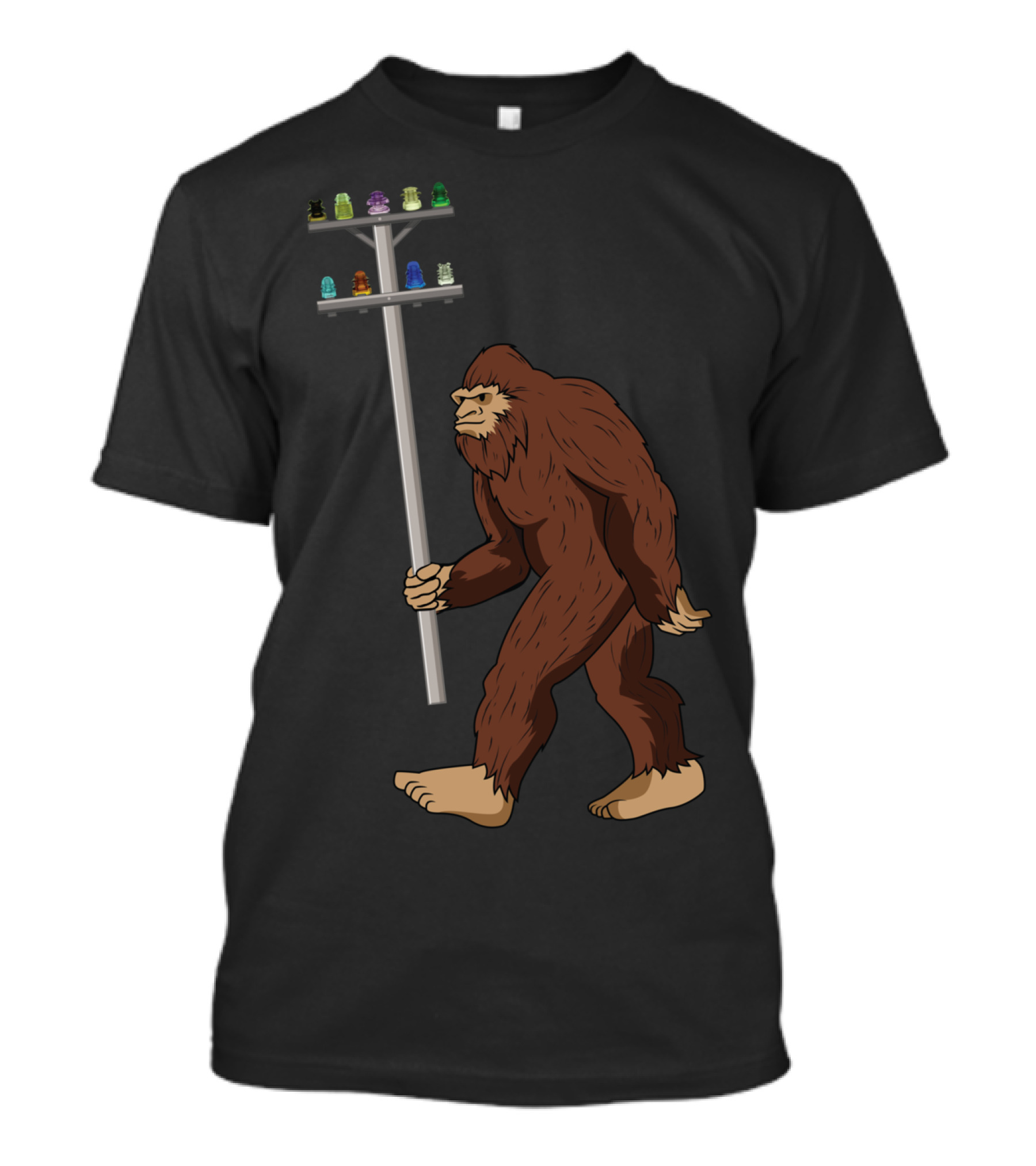 Bigfoot Collects Glass And Porcelain Figurines Enthusiastically T-Shirt