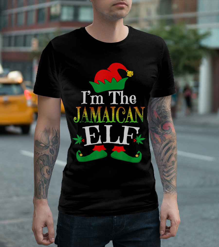 I'm The Jamaican Elf Weed Humor T-Shirt