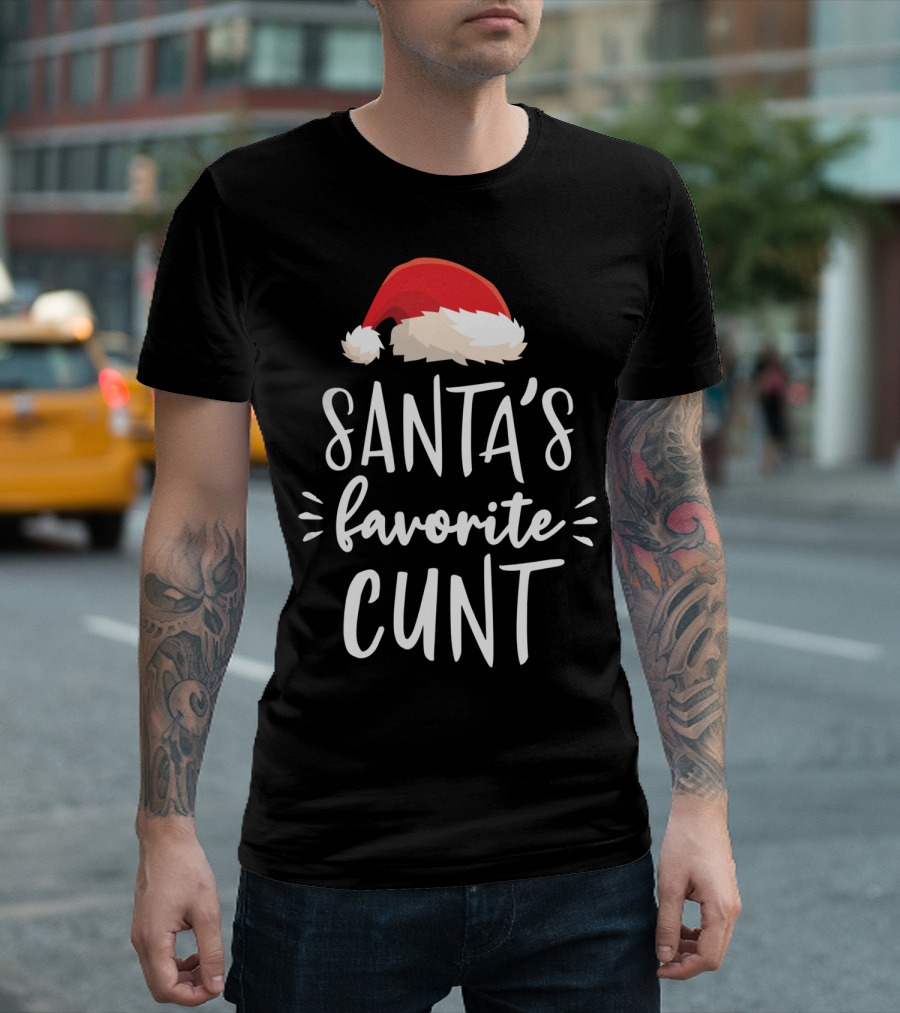 Santa's Favorite Cunt T-Shirt