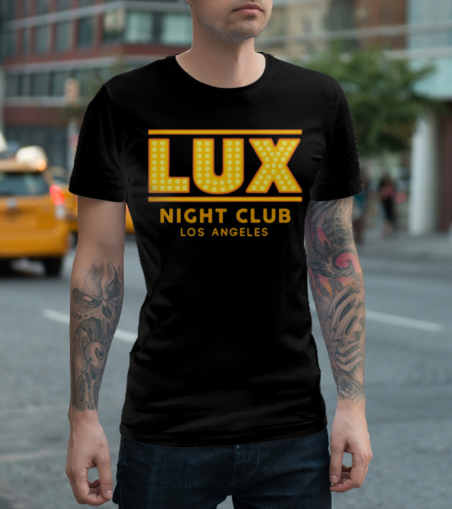 Lux Night Club Los Angeles Morningstar Funny Geek T-Shirt
