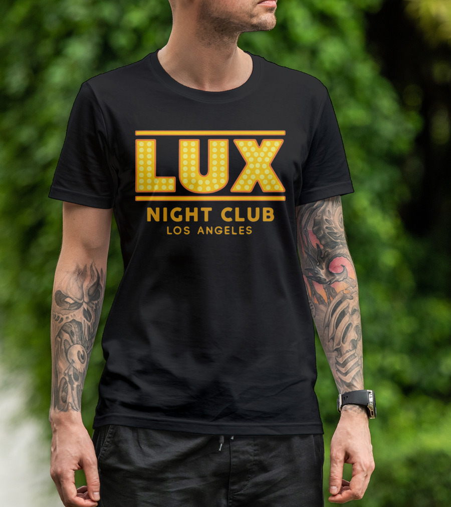 Lux Night Club Los Angeles Morningstar Funny Geek T-Shirt