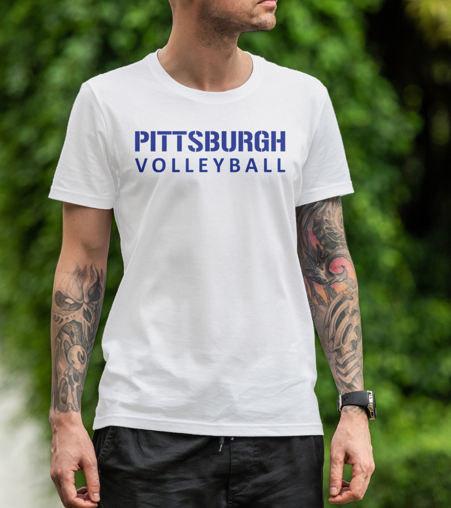 Pittsburgh Volleyball Block T-Shirt