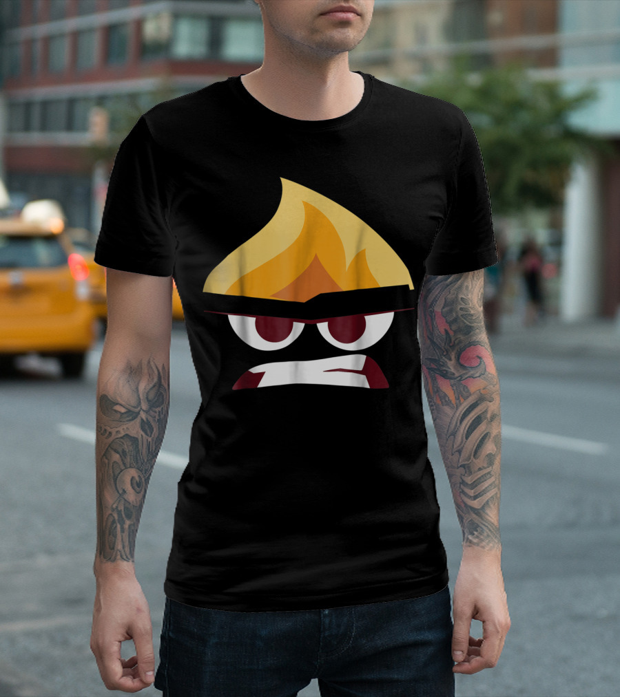Disney Pixar Inside Out Anger Face T-Shirt
