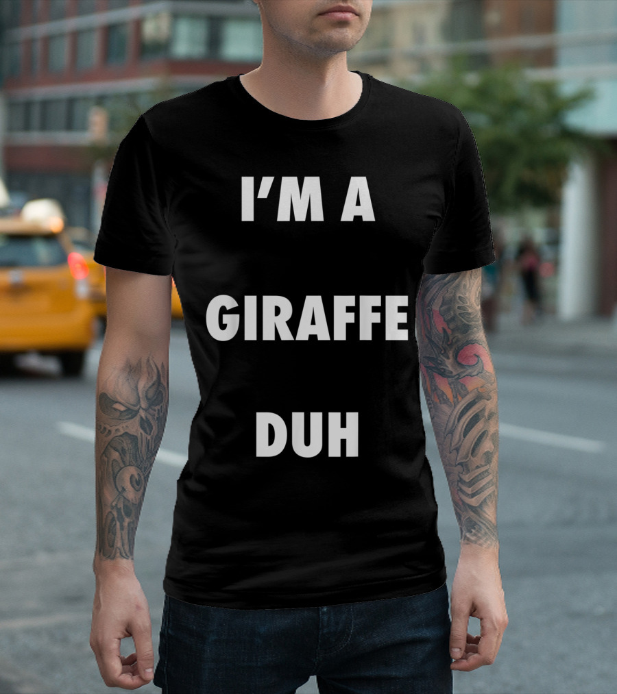 I'm a Giraffe Duh Easy Halloween T-Shirt