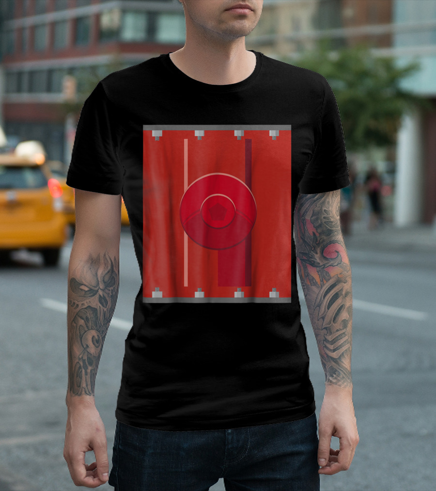 Fire Hydrant Red Geometric Fire Hydrant T-Shirt