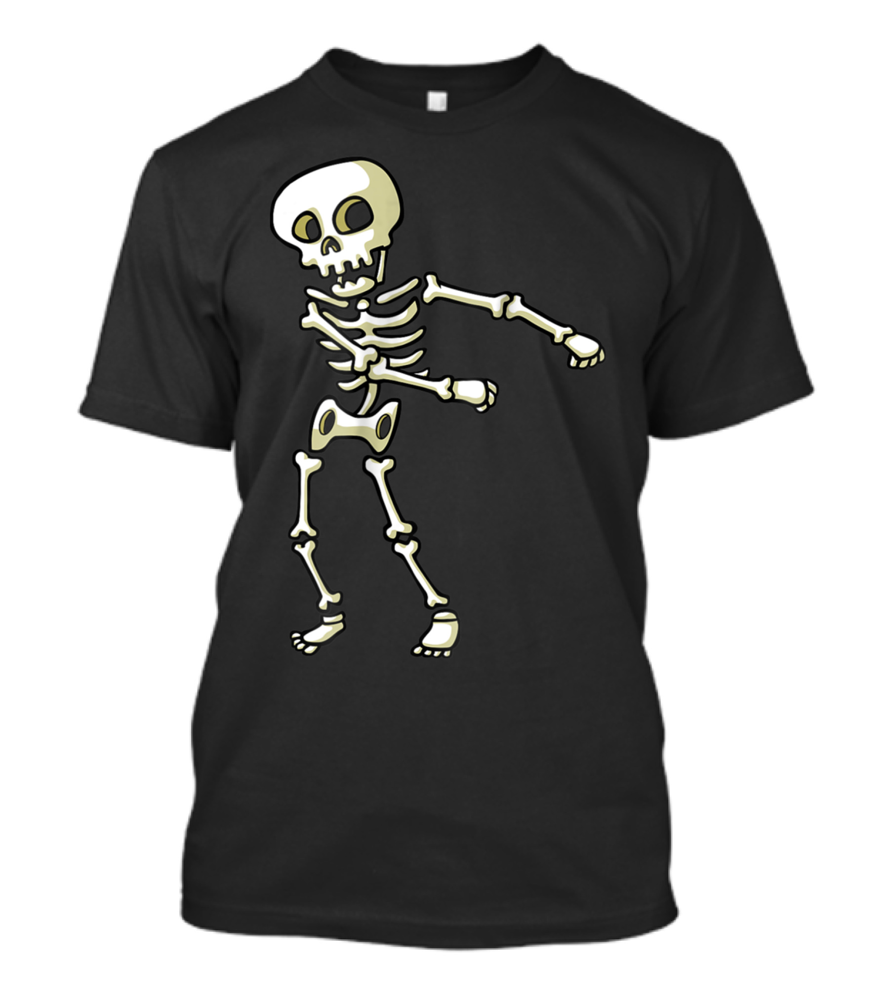 Flossing Skeleton Funny Halloween Dance Moves T-Shirt