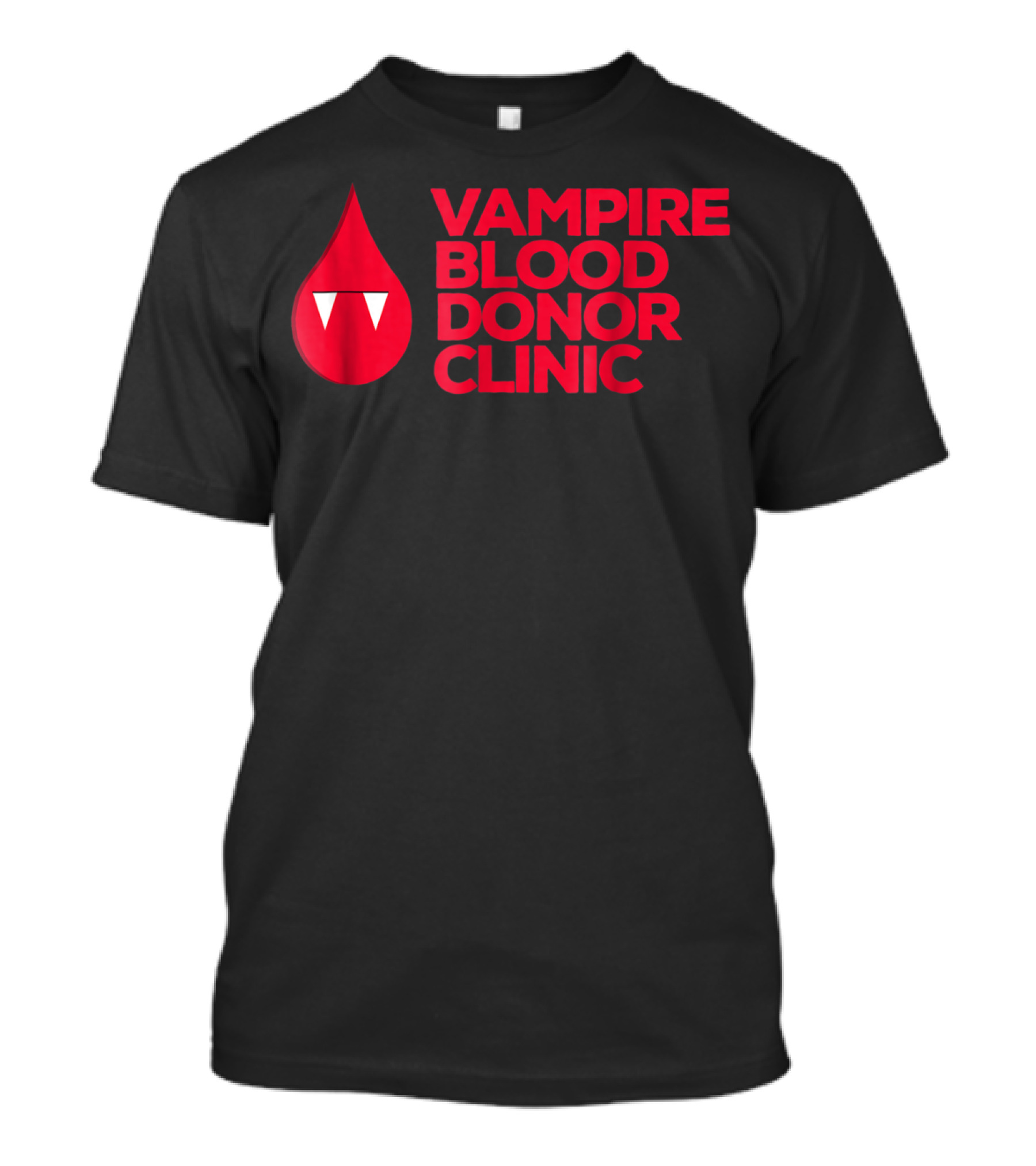 Vampire Blood Donor Clinic Party Halloween Funny T-Shirt