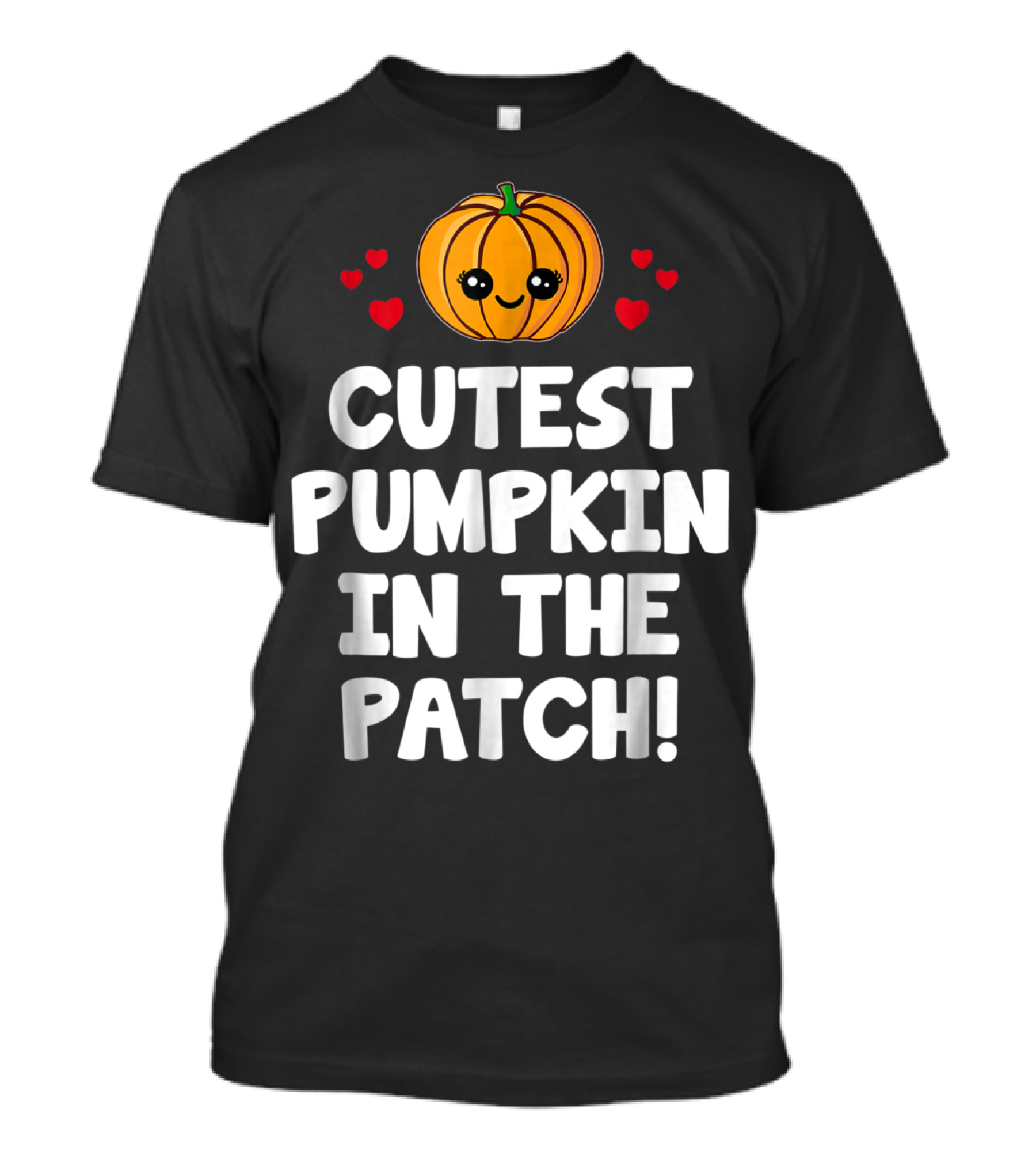 Cutest Pumpkin In The Patch Funny Kids Halloween Costume T-Shirt