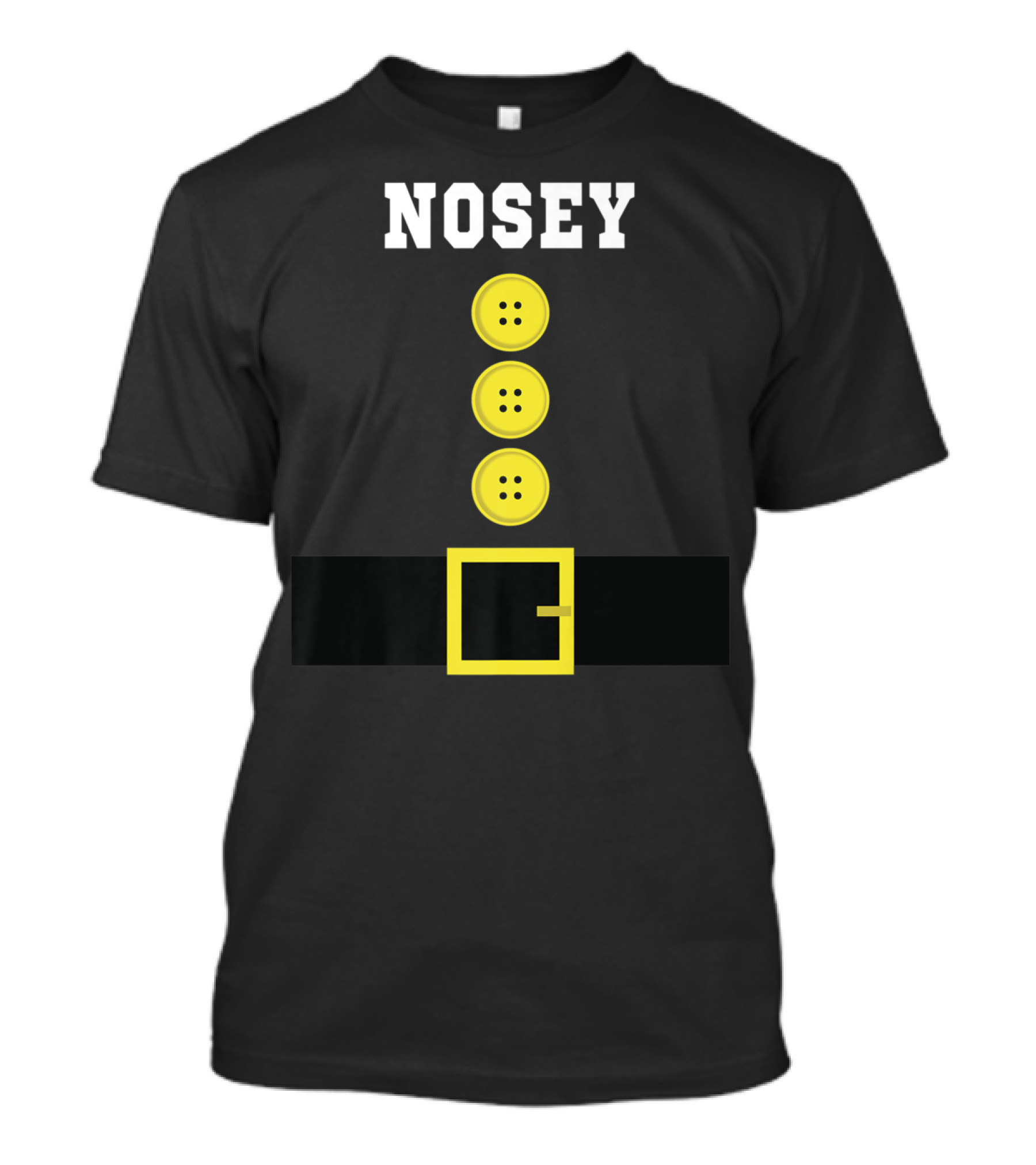 NOSEY Dwarf Elf Belt And Buttons T-Shirt