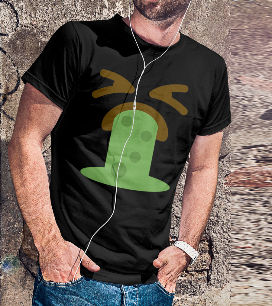 Funny Vomit Emoji Halloween Group T-Shirt