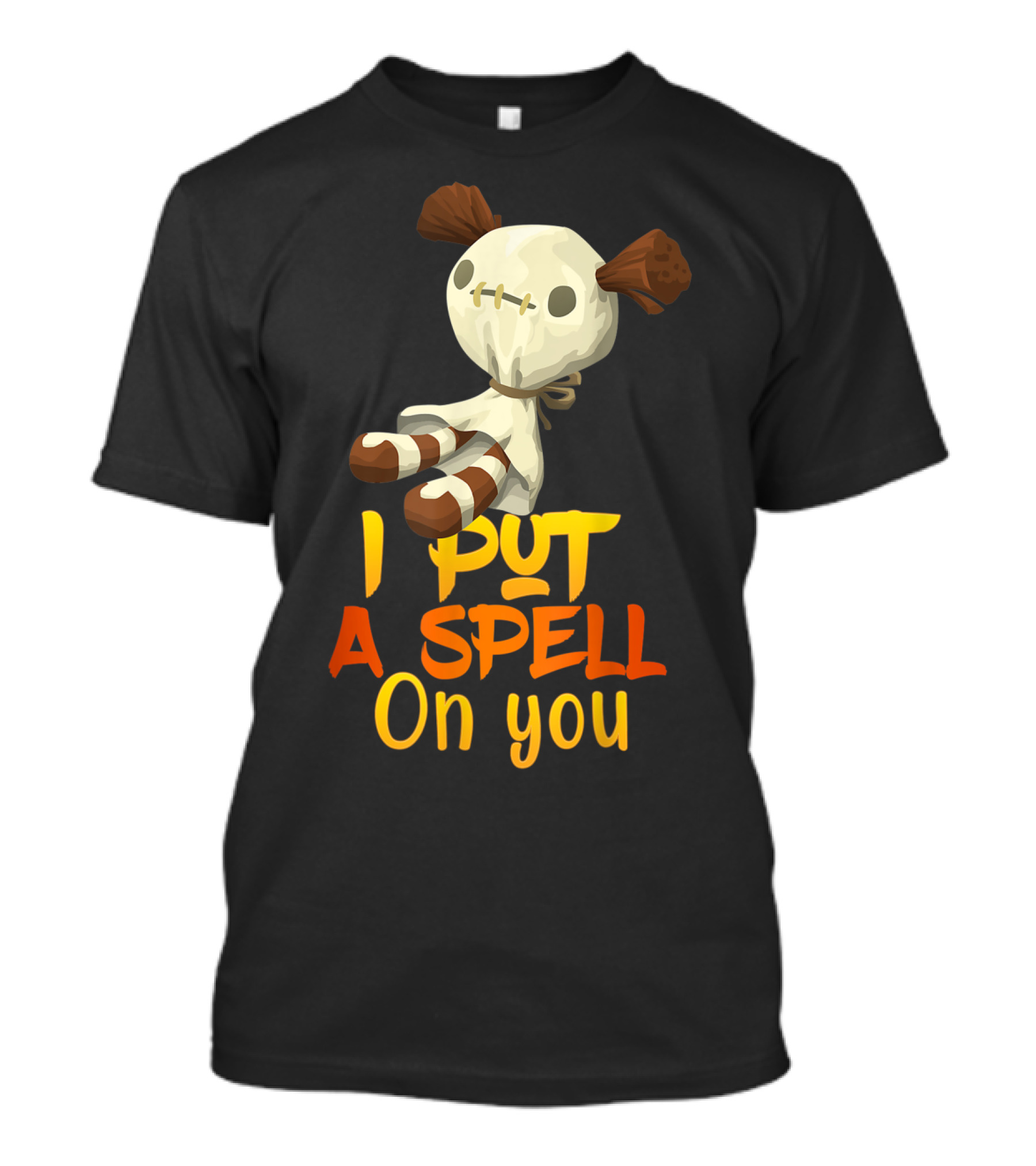 Funny Voodoo Doll I Put A Spell On You Cute Halloween T-Shirt