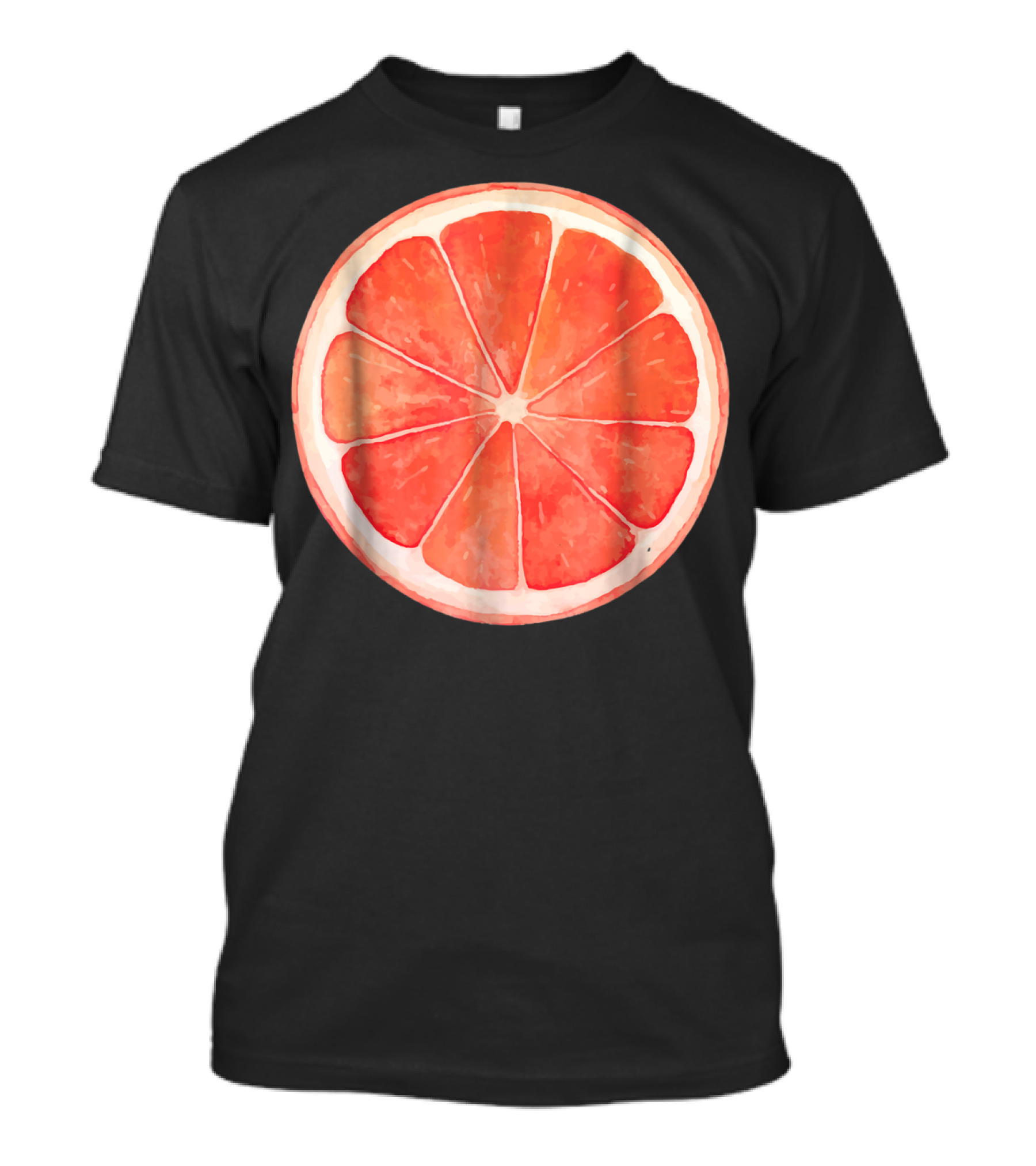 Grapefruit Slice Fruit Halloween Costume Cute Vegan T-Shirt