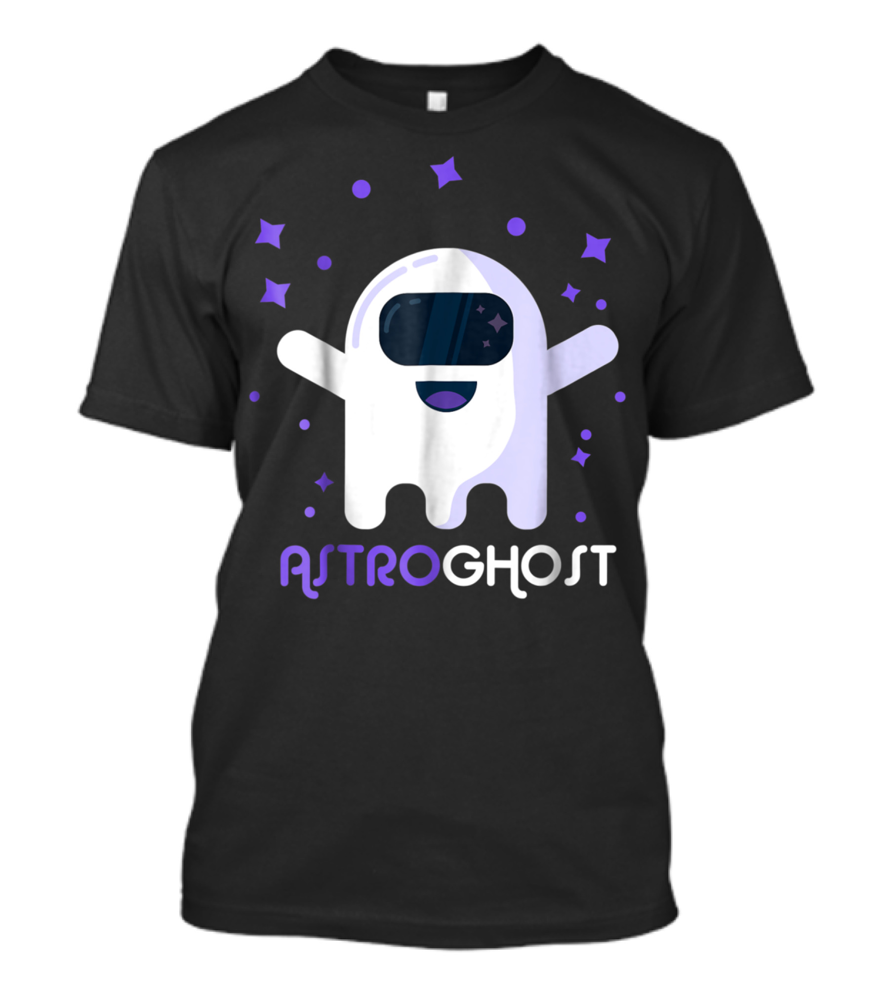 Astro Ghost Halloween Astronaut Pumpkin T-Shirt