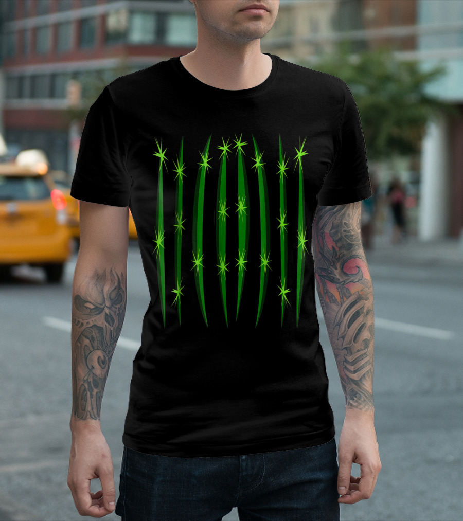 Cactus Halloween Spooky Star T-Shirt