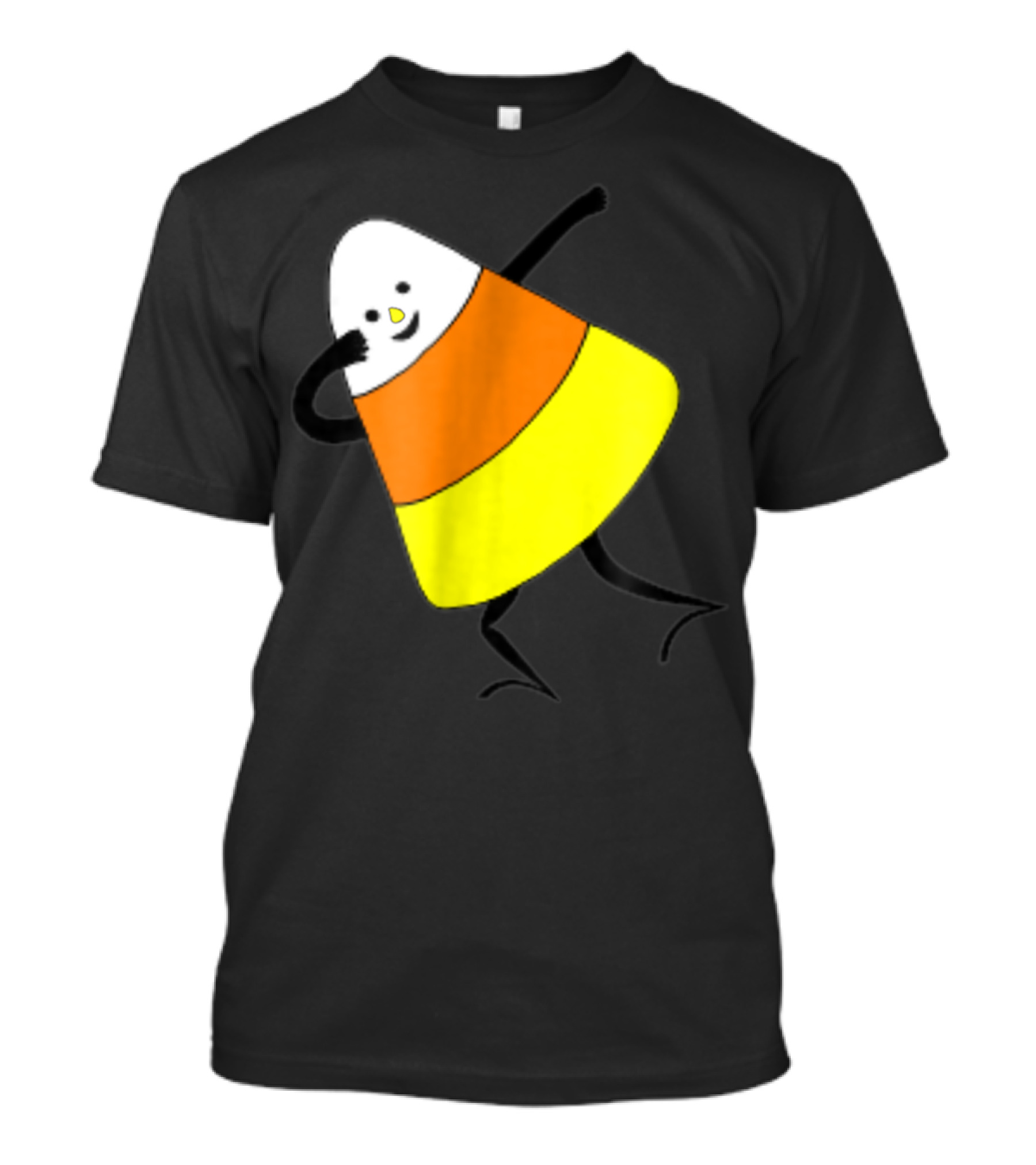Candy Corn Dabbing Halloween Fun T-Shirt