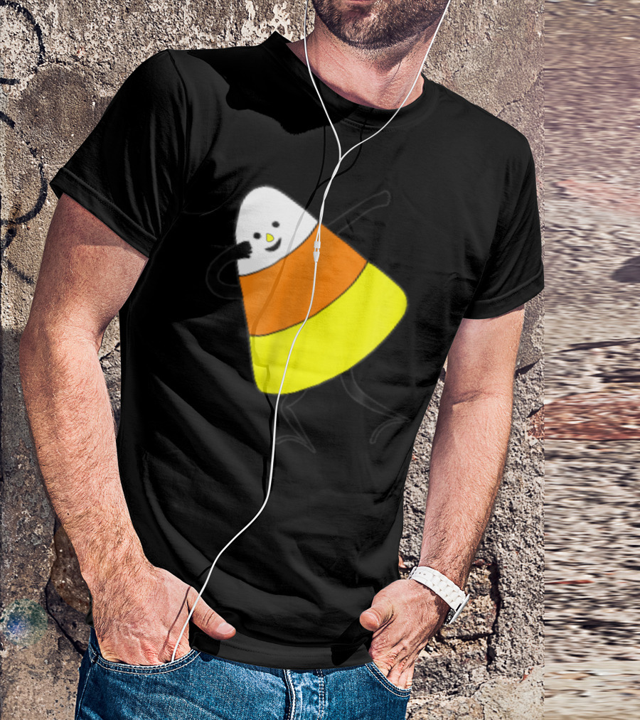 Candy Corn Dabbing Halloween Fun T-Shirt