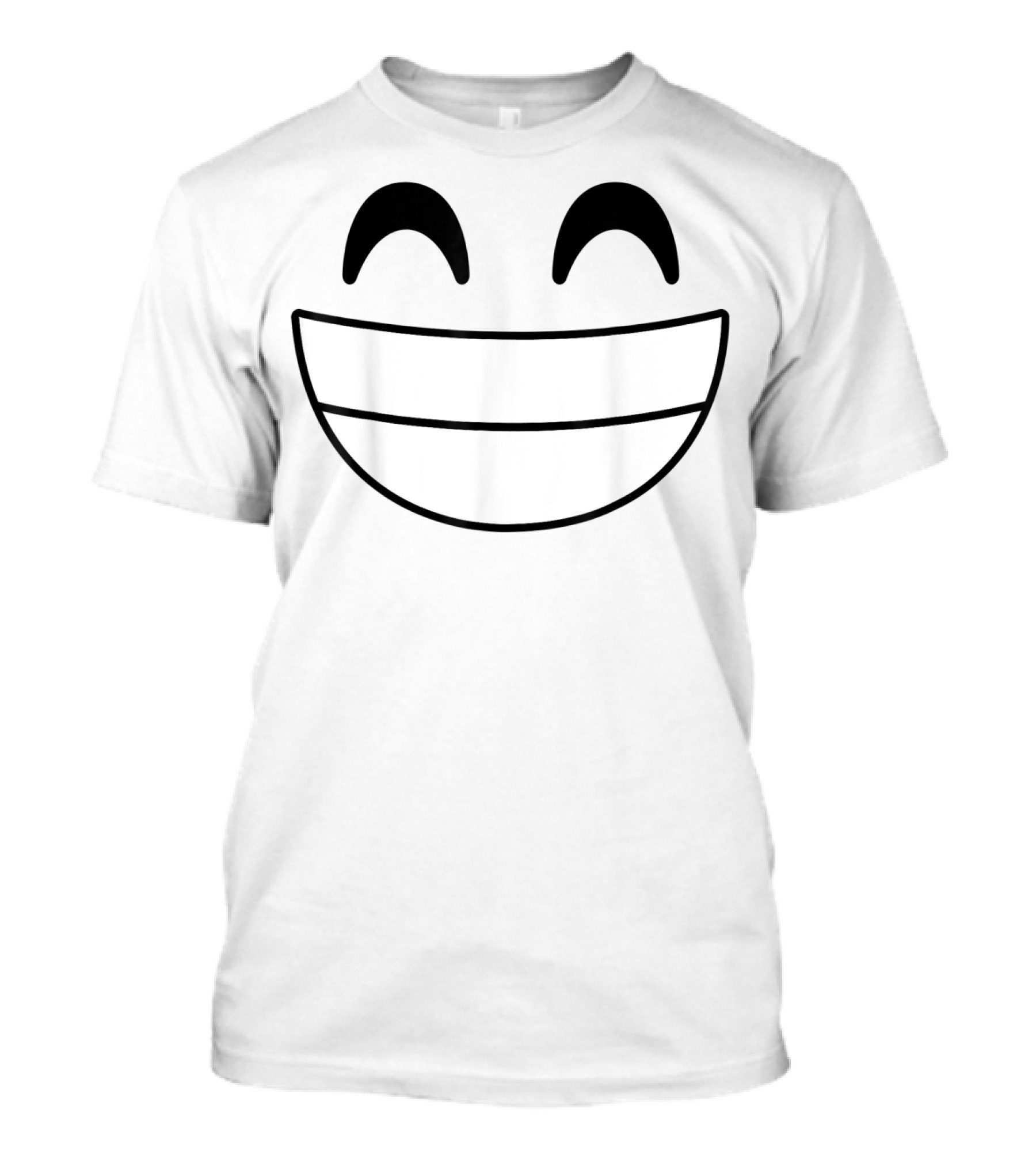 Halloween Costume Smiling Emoticon Face T-Shirt