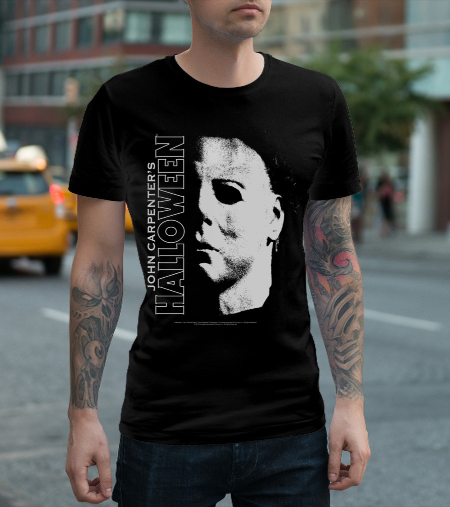John Carpenter's Halloween Michael Myers Large Face T-Shirt