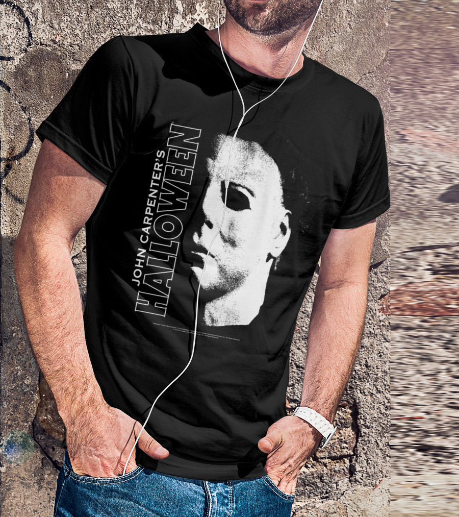 John Carpenter's Halloween Michael Myers Large Face T-Shirt