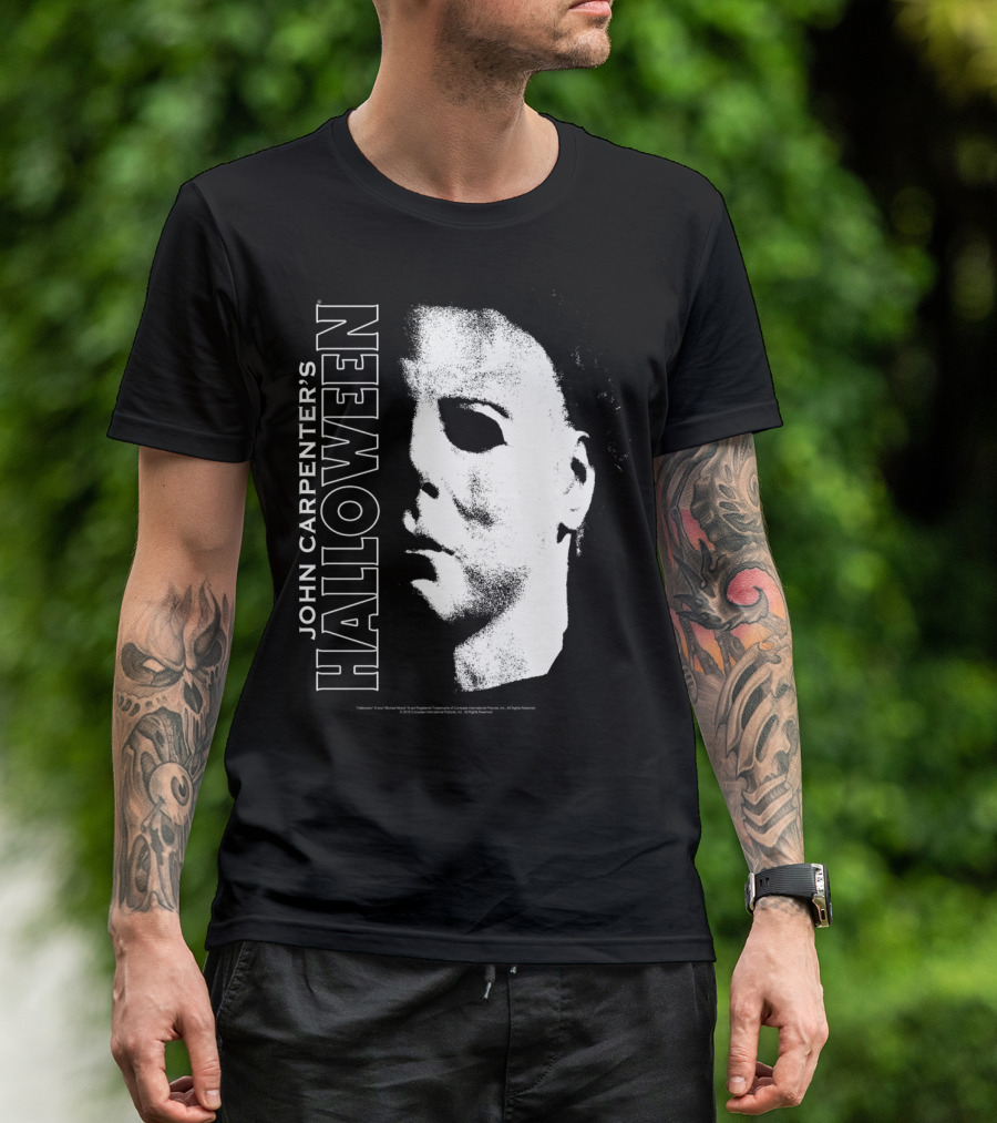 John Carpenter's Halloween Michael Myers Large Face T-Shirt
