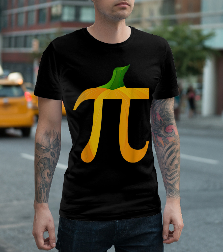 Halloween Pumpkin Pi Funny Math Party T-Shirt