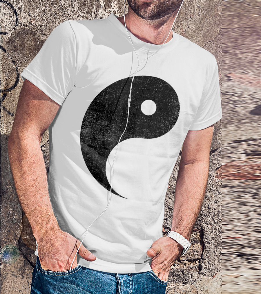 Halloween Yin Yang Symbol Matching Couples T-Shirt