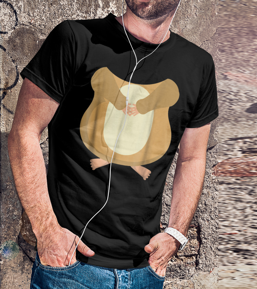 Hamster Body Halloween Cosplay Costume Animal T-Shirt